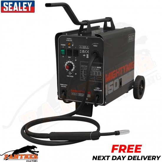 Sealey MIGHTYMIG150 Professional Gas/No-Gas MIG Welder 150Amp 230V