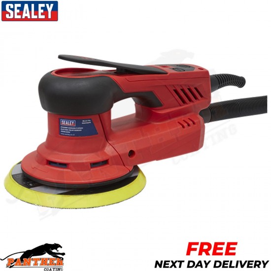 Sealey DAS150PS 230V 150mm 350W Electric Palm Sander Variable Speed Corded
