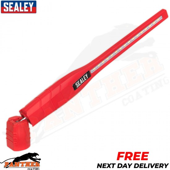 Sealey LED3604R 360° 8W & 1W SMD LED Rechargeable Inspection Light - Red