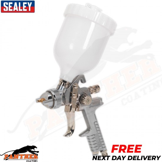 Sealey S642G General-Purpose Gravity Feed Spray Gun - 1.8mm Set-Up Panel Garage