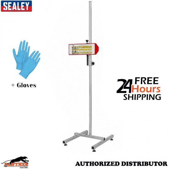 Sealey IR1000S 1000W Infrared Short Wave Panel Dryer Workshop + Gloves