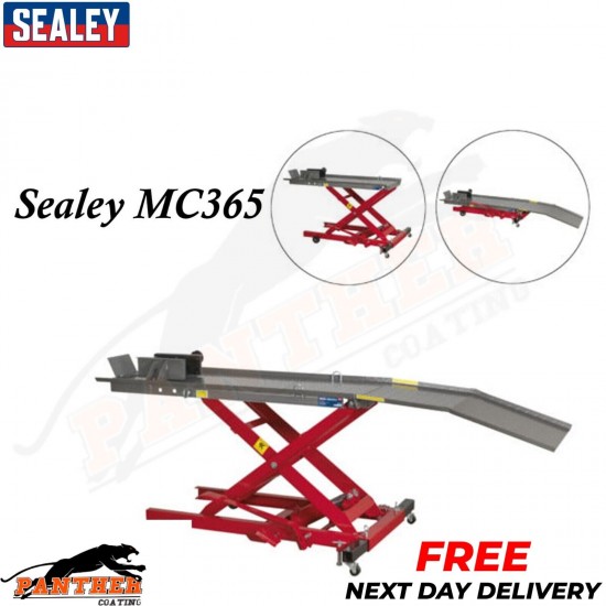 Sealey MC365 Motorcycle Lift - 365kg Capacity Hydraulic