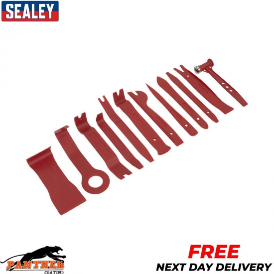 Sealey RT12KIT Trim & Upholstery 12pc Removal Tool Kit Set Vehicle-Car Interior