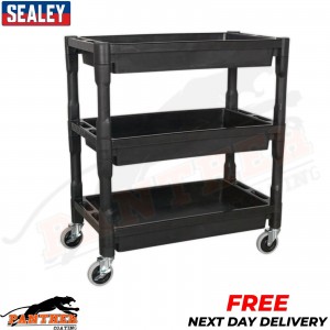 CX205 Sealey Trolley 3-Level Composite Heavy-Duty [Tool Trolleys]