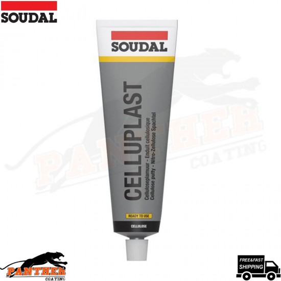 SOUDAL CELLUPLAST REPAIR PUTTY STOPPER FILLER 175ML (SKIMMING & PIN HOLES)