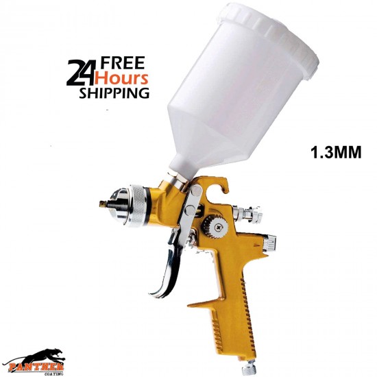 Starchem HVLP Gold Gravity Spray Gun 1.3mm Nozzle Professional Car Paint Tool