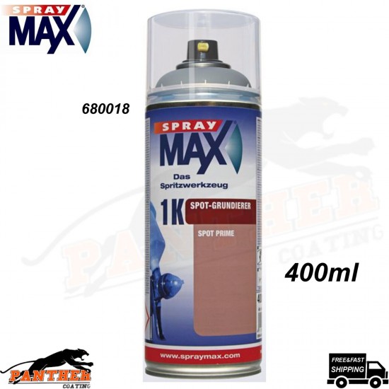 SPRAYMAX 680018 1K SPOT ETCH PRIMER AEROSOL 400ML - slightly TRANSPARENT GREY