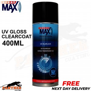 SPRAY MAX 680059 UV GLOSS CLEARCOAT AEROSOL 400ML - NEXT DAY FREE DELIVERY