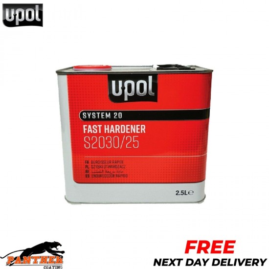 U-POL SYSTEM 20 FAST HARDENER S2030/25 FOR PAINT PRIMER LACQUER 2.5 LITRE