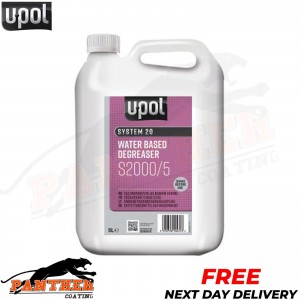 1 X U-POL SYSTEM 20 S2000/5 WATERBASED PANELWIPE DEGREASER 5L Panel wipe Upol