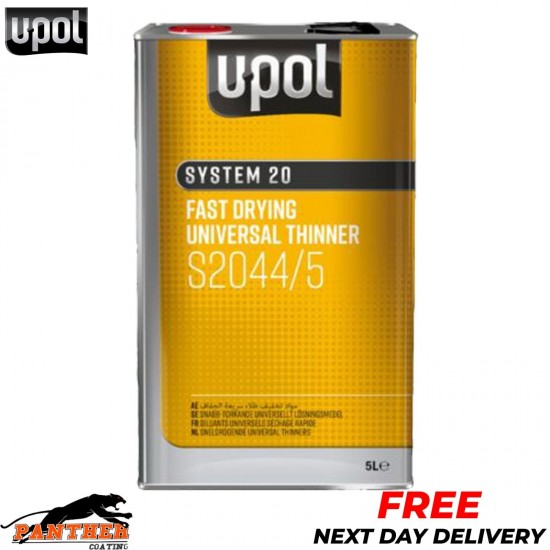 UPOL SYSTEM 20 S2044/5 FAST DRYING UNIVERSAL 2K THINNER 5LTR