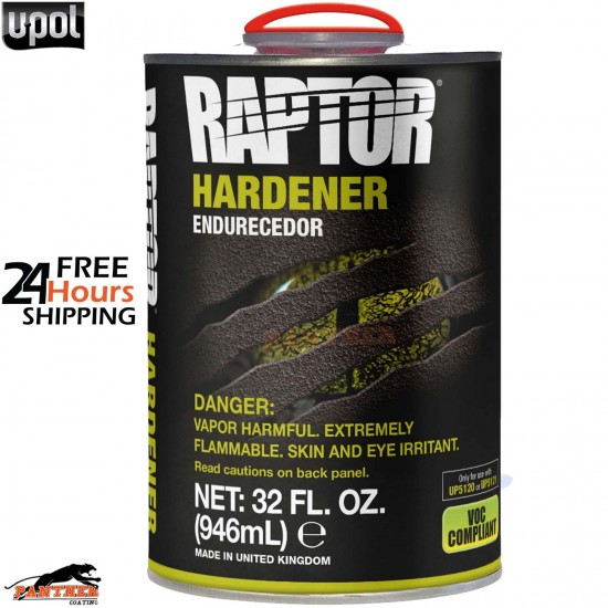 U-POL Raptor Hardener 946ml – For Use with Raptor Protective Coating