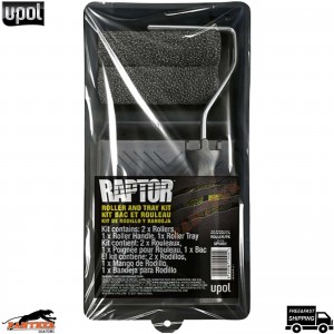 U-POL Raptor Roller & Tray Kit – Paint/Coating Application With 2x 4" Rollers
