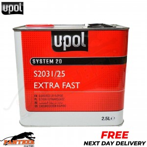 U-POL SYSTEM 20 S2031/25 2K EXTRA FAST HARDENER 2.5L FOR PAINT PRIMER LACQUER