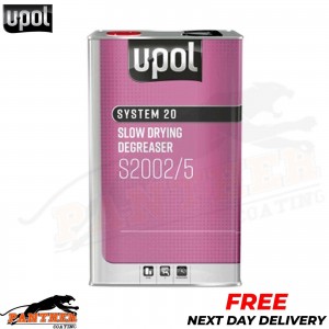U-POL SYSTEM 20 SLOW DRYING DEGREASER S2002/5 PANEL WIPE 5 LITRE Panel Wipe