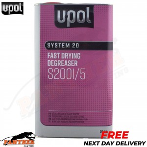 U-POL SYSTEM 20 FAST DRYING DEGREASER S2001/5 PANEL WIPE 5 LITRE