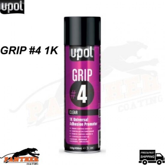 1x Upol GRIP#4 Universal Adhesion Promoter Aerosol - 450ml