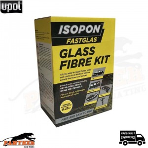 U-POL Isopon Fastglas Glass Fibre Kit 0.25m2