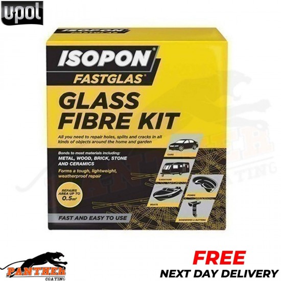 U-POL Isopon Fastglas Glass Fibre Kit 0.5m2