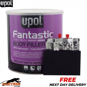 U-POL FANTASTIC POLYESTER CAR BODY FILLER 3 LITRE - WITH BPO HARDENER