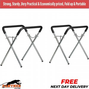 2 x Body shop Bumper Wing Bonnet Painting Prep Panel Trestle Trestle FMT Stand