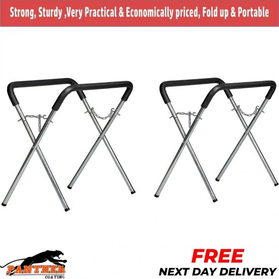 2 x Body shop Bumper Wing Bonnet Painting Prep Panel Trestle Trestle FMT Stand
