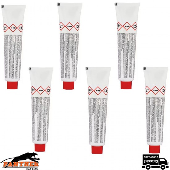 6x Car Body Filler Universal Hardener Tube 50G (UK PRODUCT)