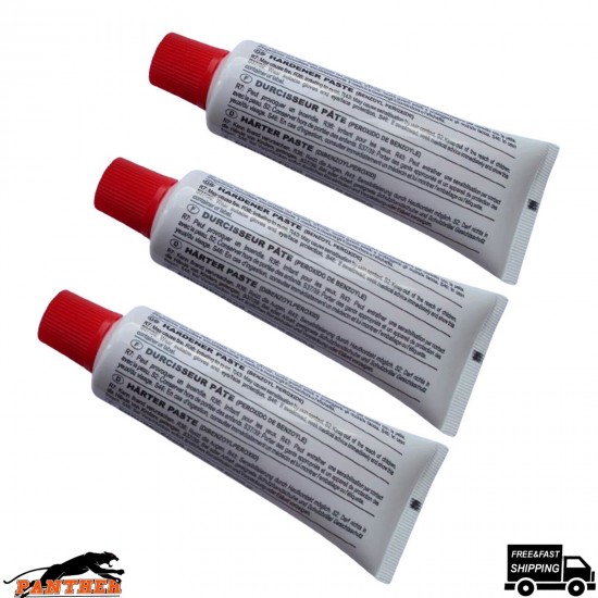 BPO paste hardener tube Red bodyfiller - Wood - Bridging filler resin X3 100g