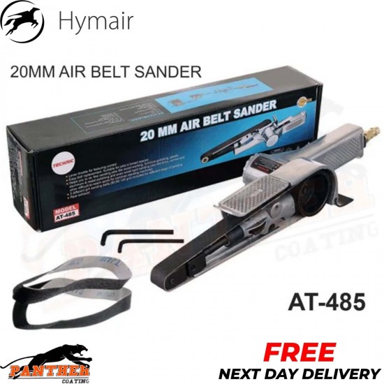 Hymair 20mm Air Belt Sander AT-485 Air Tool & 3 Belts - NEXT DAY FREE DELIVERY