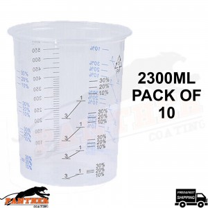 10x Paint Mixing Cups 2300ml Pack of 10