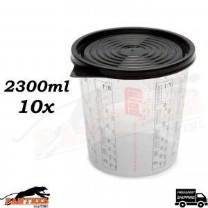 Paint Mixing Plastic Cup 2300ml x 10