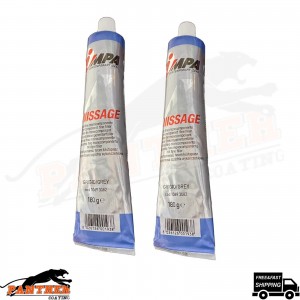 Impa 2X Fast Grey 1K Tube Fine Stopper Filler Car Repair Paint Finissage 180g