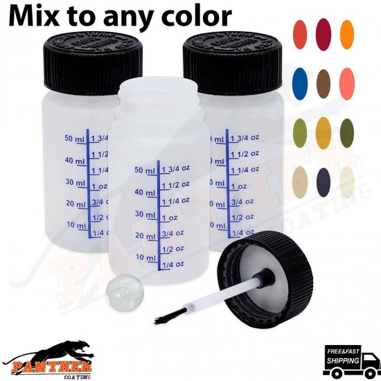 TOUCH UP PAINT FOR SCRATCH REPAIR MIX TO CODE ANY COLOR 50ML