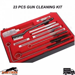 FMT SGC23 Professional Gun Cleaning Kit In Plastic Carry Case 23 Pieces