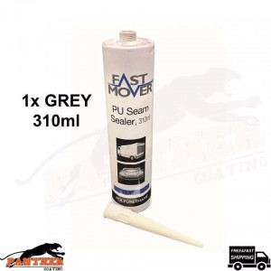 1X FAST MOVER PU SEAM SELAER CARTRIDGE GREY (310ML) CAR BODY Adhesive & Sealant