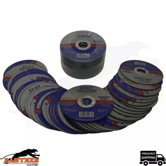 FAST MOVER FMT4115/10 Cutting Discs Metal Steel 1mm x 115mm 10 discs