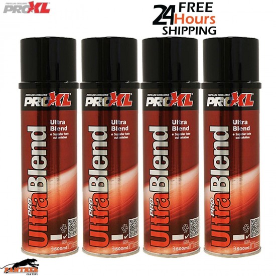 4X PROXL ULTRA BLEND OUT SOLUTION FADE OUT THINNERS AEROSOL RATTLE CAN 500ml