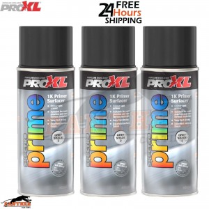 3x PROXL SPECTRO PRIME AEROSOL 400ML - GREY SHADE 2 - PRO XL SPOT ETCH