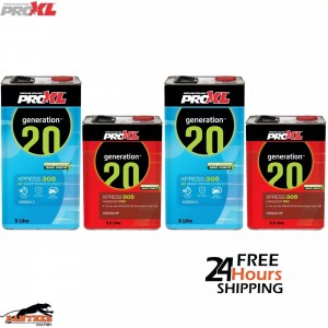 2X PROXL XPRESS305 HS ANTI SCRATCH RAPID CURING CLEARCOAT KIT 7.5L