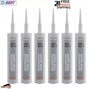 6X HB Body S115 Seam Sealer Cartridge 1K Car Body Sealer 300ml Fast Air Dry