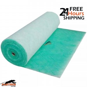 1M x 20M x 50mm BETA PA225 BOOTH FILTER ROLL -EXTRACTION GREEN FIBREGLASS PAINT