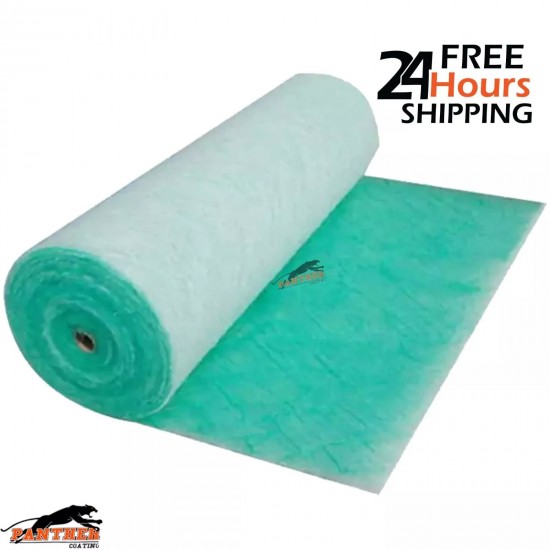 1M x 20M x 50mm BETA PA225 BOOTH FILTER ROLL -EXTRACTION GREEN FIBREGLASS PAINT