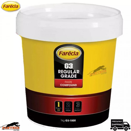Farecla G3 Regular Grade Compound Paste 1KG Tub For Car Polishing G3-1000