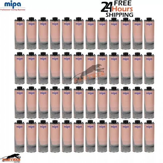 48 X MIPA SCHUTZ UNDER SEAL UNDERBODY RUST PROTECTION PROTECTOR BLACK 1L