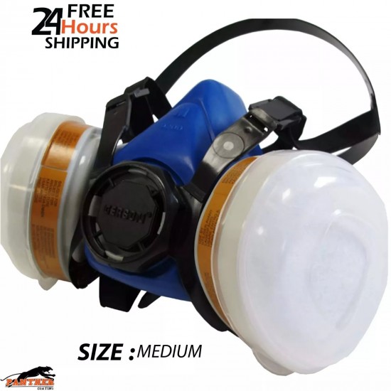 GERSON A1 P2 2K PAINT RESPIRATOR FACE MASK - SMART REPAIR SIZE MEDIUM (M)