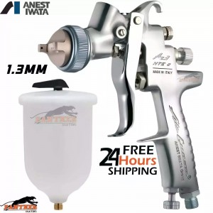 Anest Iwata AZ3 HTE 2 Gravity Feed Spray Gun With Valve Control - 1.3mm
