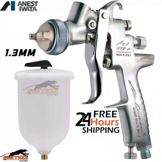 Anest Iwata AZ3 HTE 2 Gravity Feed Spray Gun With Valve Control - 1.3mm
