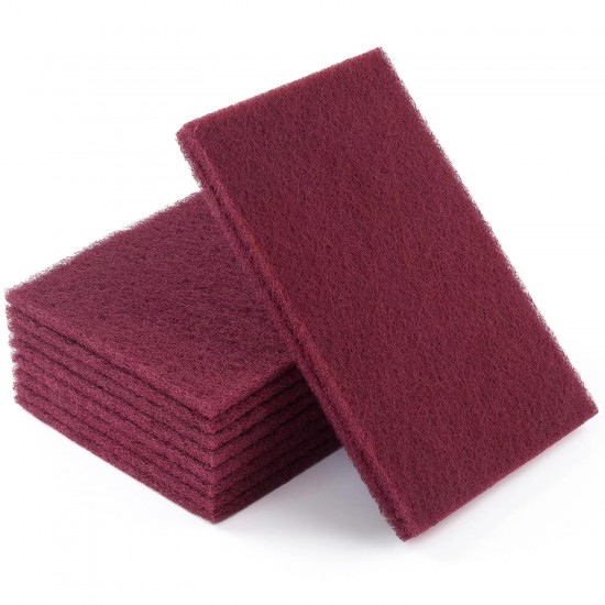 20x Red Abrasive Scuff Pads | Finishing & Surface Preparation Hand Pads