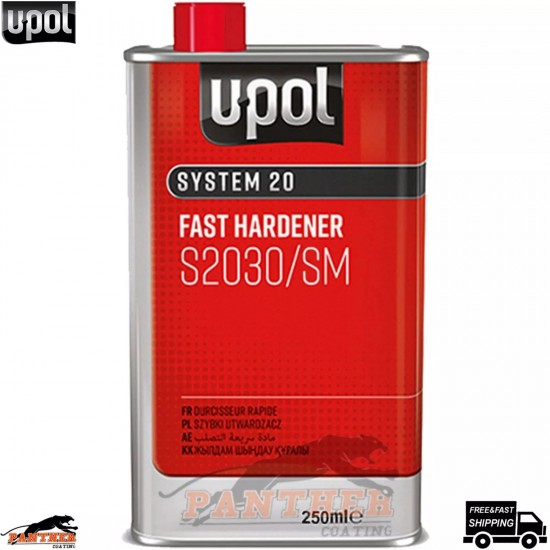 U-POL S2030/SM 250ml Fast Hardener | Professional 2K Paint & Lacquer Activator