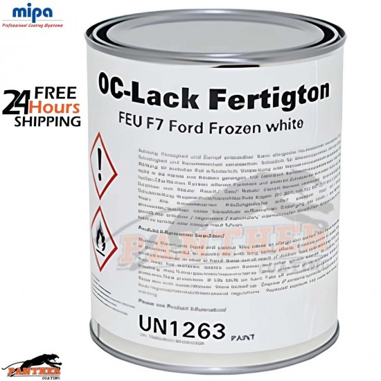 MIPA Automotive Paint 1L – Ford Frozen White FEU F7 Colour